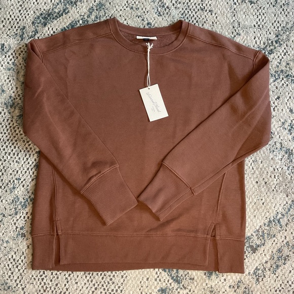 NWT  Universal Thread Women’s Long sleeve Crewneck Sweater Brown XS - Picture 4 of 12